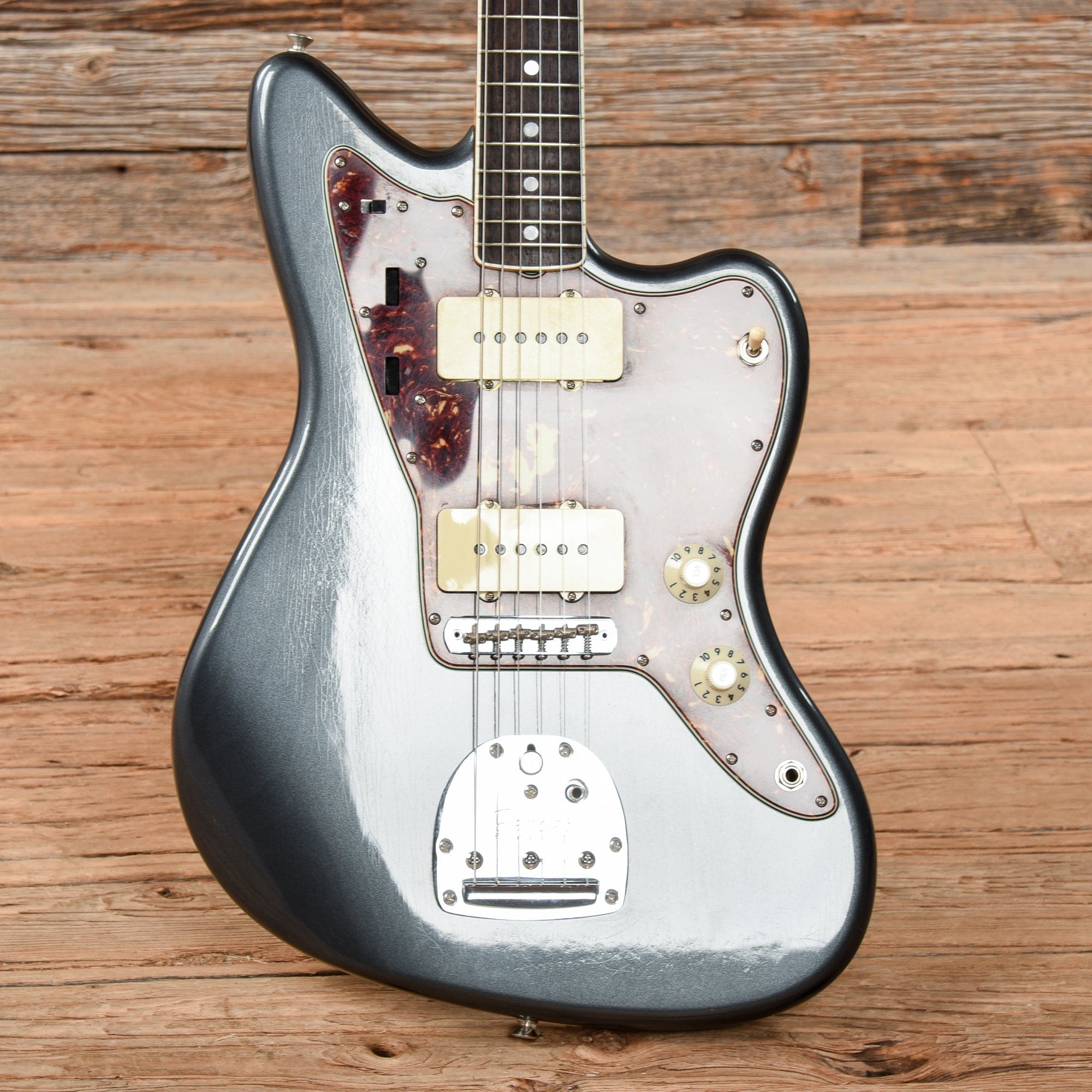 Fender Custom Shop '66 Jazzmaster Closet Classic Charcoal Frost Metall