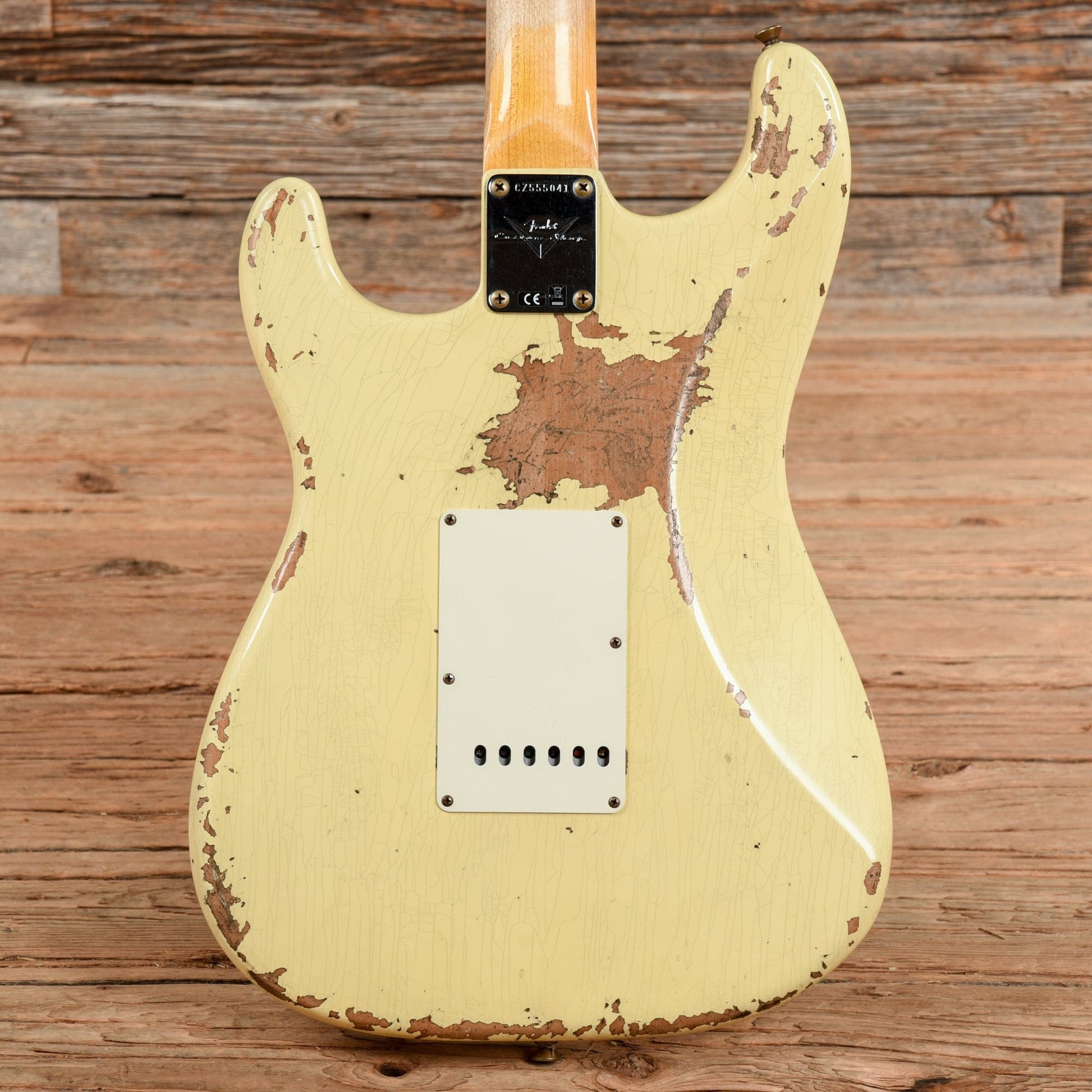 Fender Custom Shop '67 Stratocaster Heavy Relic Aged White Blonde 2021 Electric Guitars / Solid Body