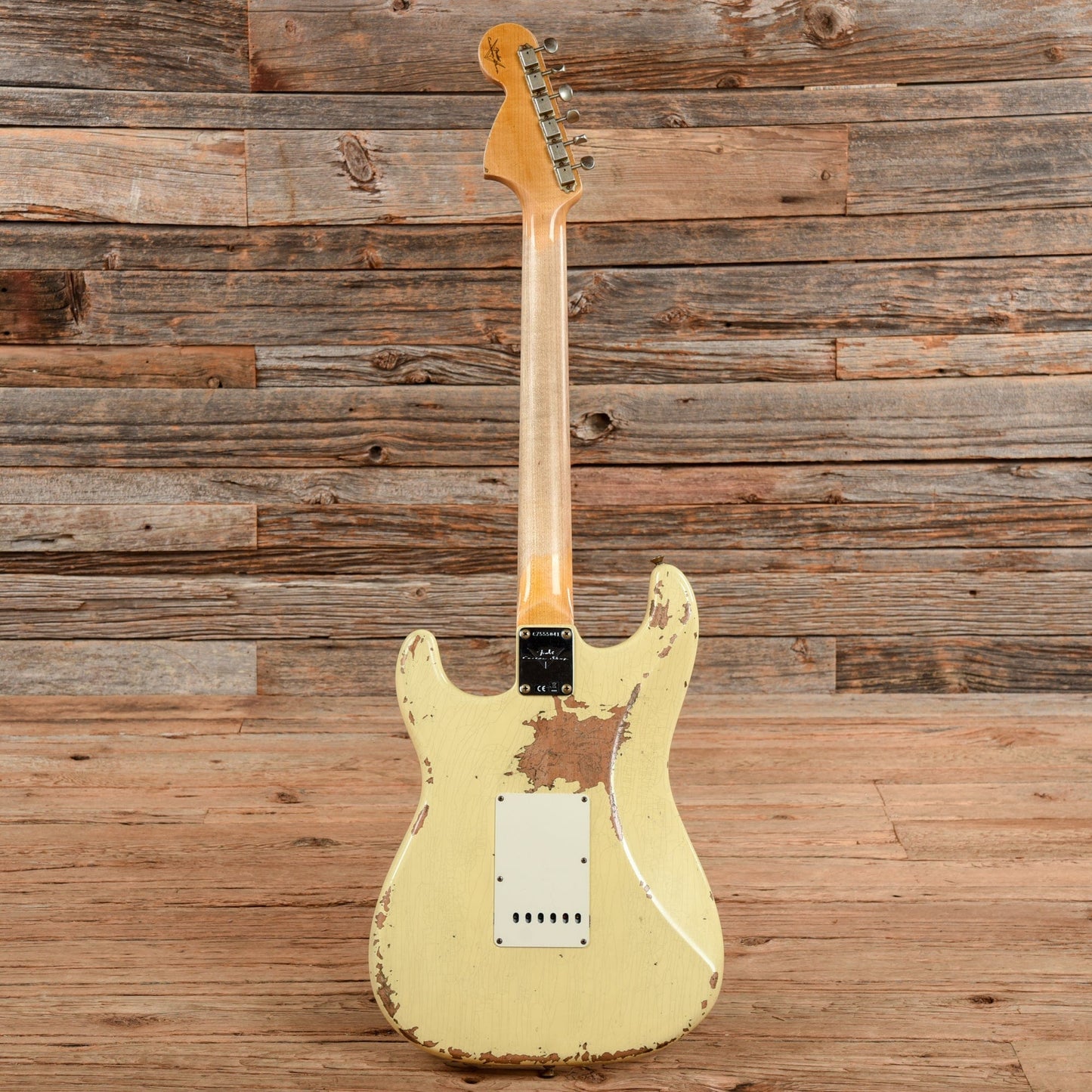 Fender Custom Shop '67 Stratocaster Heavy Relic Aged White Blonde 2021 Electric Guitars / Solid Body