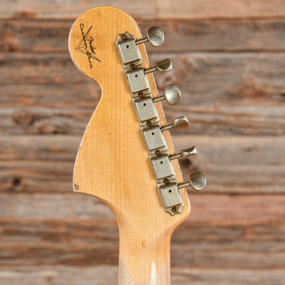 Fender Custom Shop '67 Stratocaster Heavy Relic Aged White Blonde 2021 Electric Guitars / Solid Body