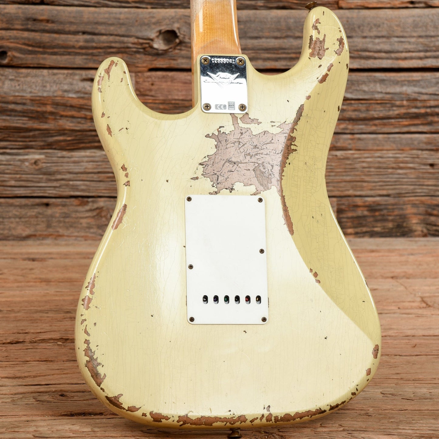 Fender Custom Shop '67 Stratocaster Heavy Relic Aged White Blonde 2021 Electric Guitars / Solid Body