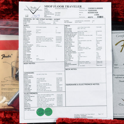 Fender Custom Shop '67 Stratocaster Heavy Relic Aged White Blonde 2021 Electric Guitars / Solid Body