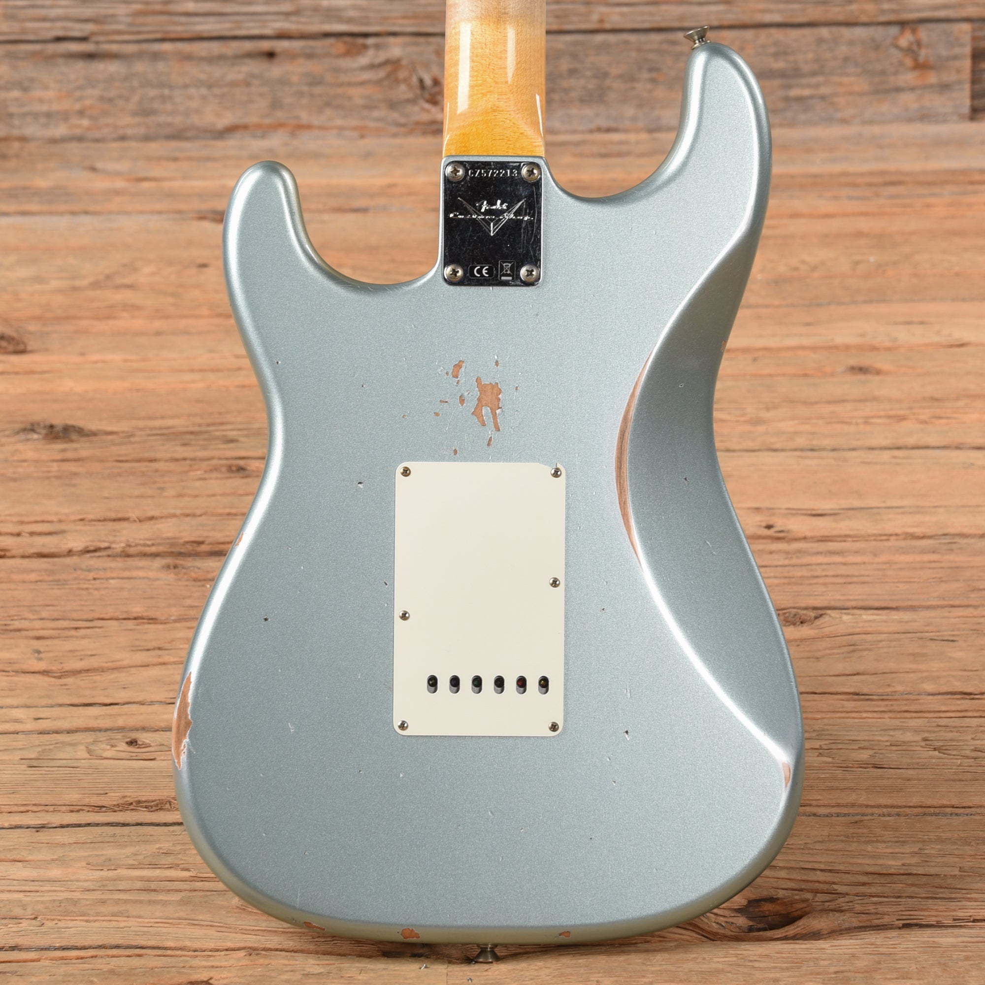 Fender Custom Shop 67 Stratocaster Relic Aged Firemist Silver 2023 Electric Guitars / Solid Body