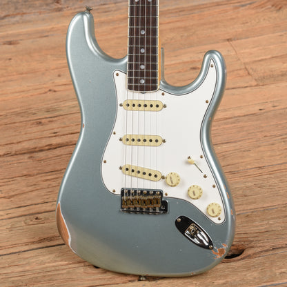 Fender Custom Shop 67 Stratocaster Relic Aged Firemist Silver 2023 Electric Guitars / Solid Body