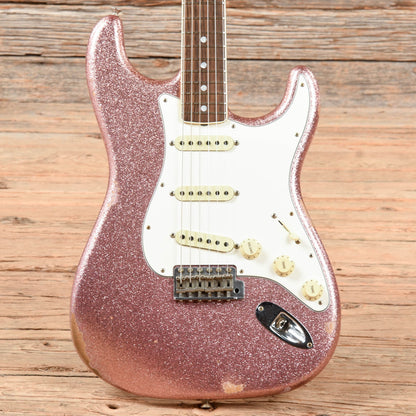 Fender Custom Shop 67 Stratocaster Relic Champaign Sparkle 2017 Electric Guitars / Solid Body