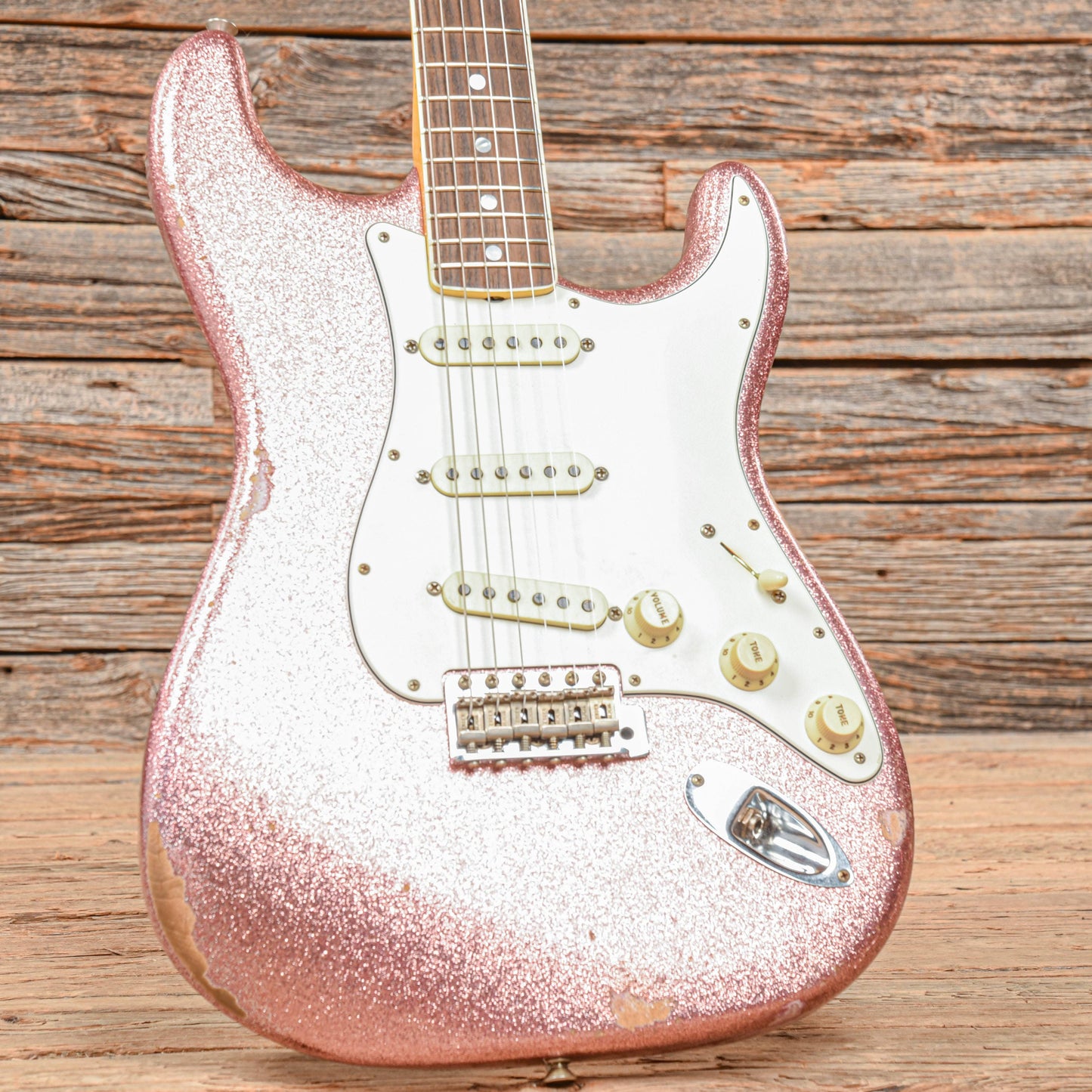 Fender Custom Shop 67 Stratocaster Relic Champaign Sparkle 2017 Electric Guitars / Solid Body