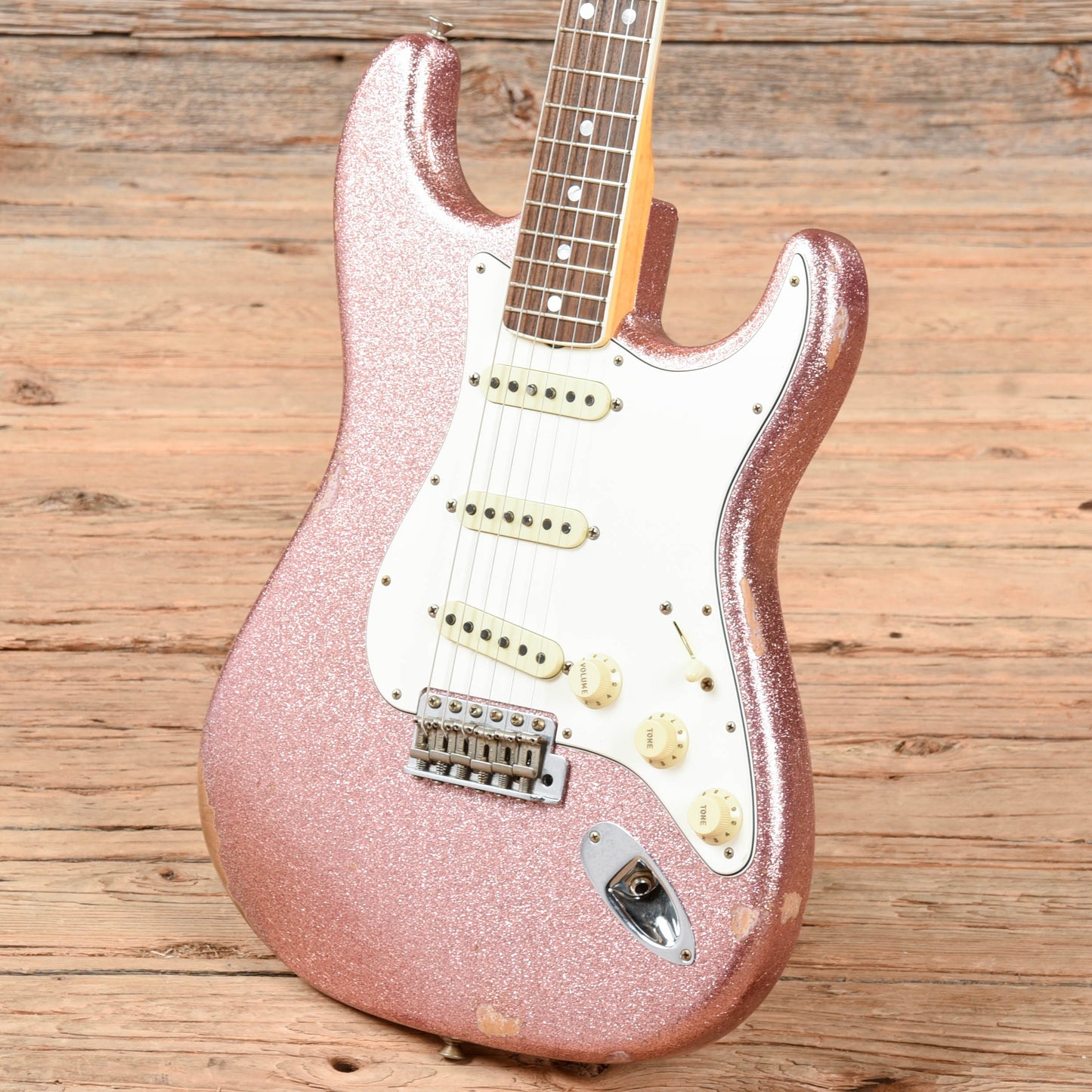 Fender Custom Shop 67 Stratocaster Relic Champaign Sparkle 2017 Electric Guitars / Solid Body