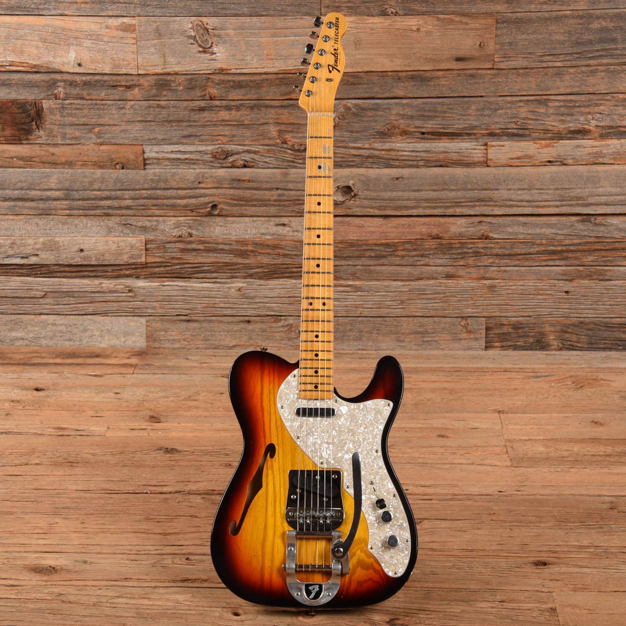 Fender Custom Shop 68 Tele Thinline Journeyman Relic Sunburst 2023 Electric Guitars / Solid Body