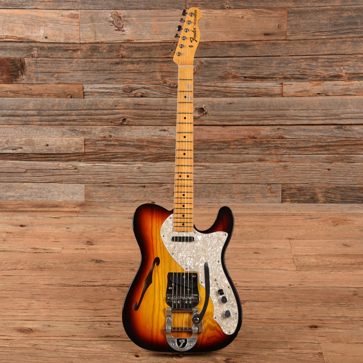 Fender Custom Shop 68 Tele Thinline Journeyman Relic Sunburst 2023 Electric Guitars / Solid Body
