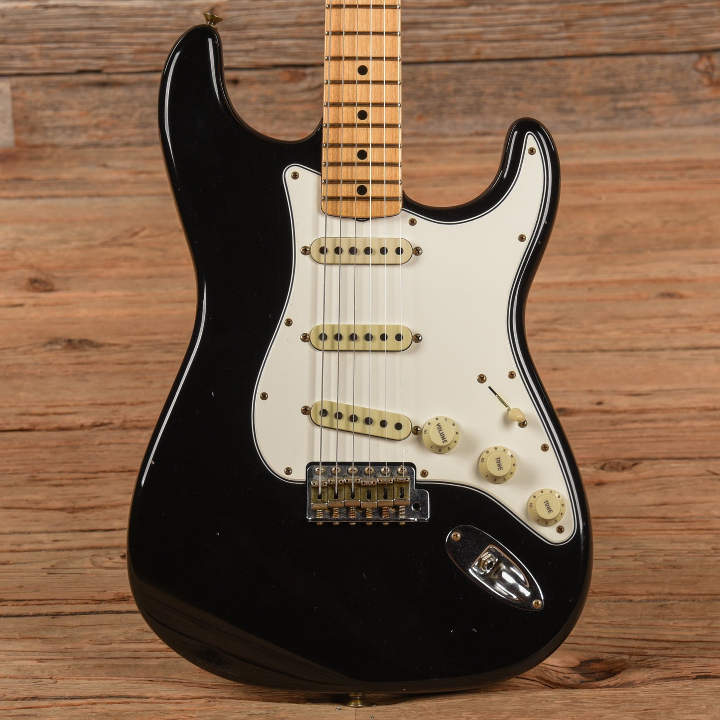Fender Custom Shop '69 Maple Cap Stratocaster Journeyman Relic Black Electric Guitars / Solid Body