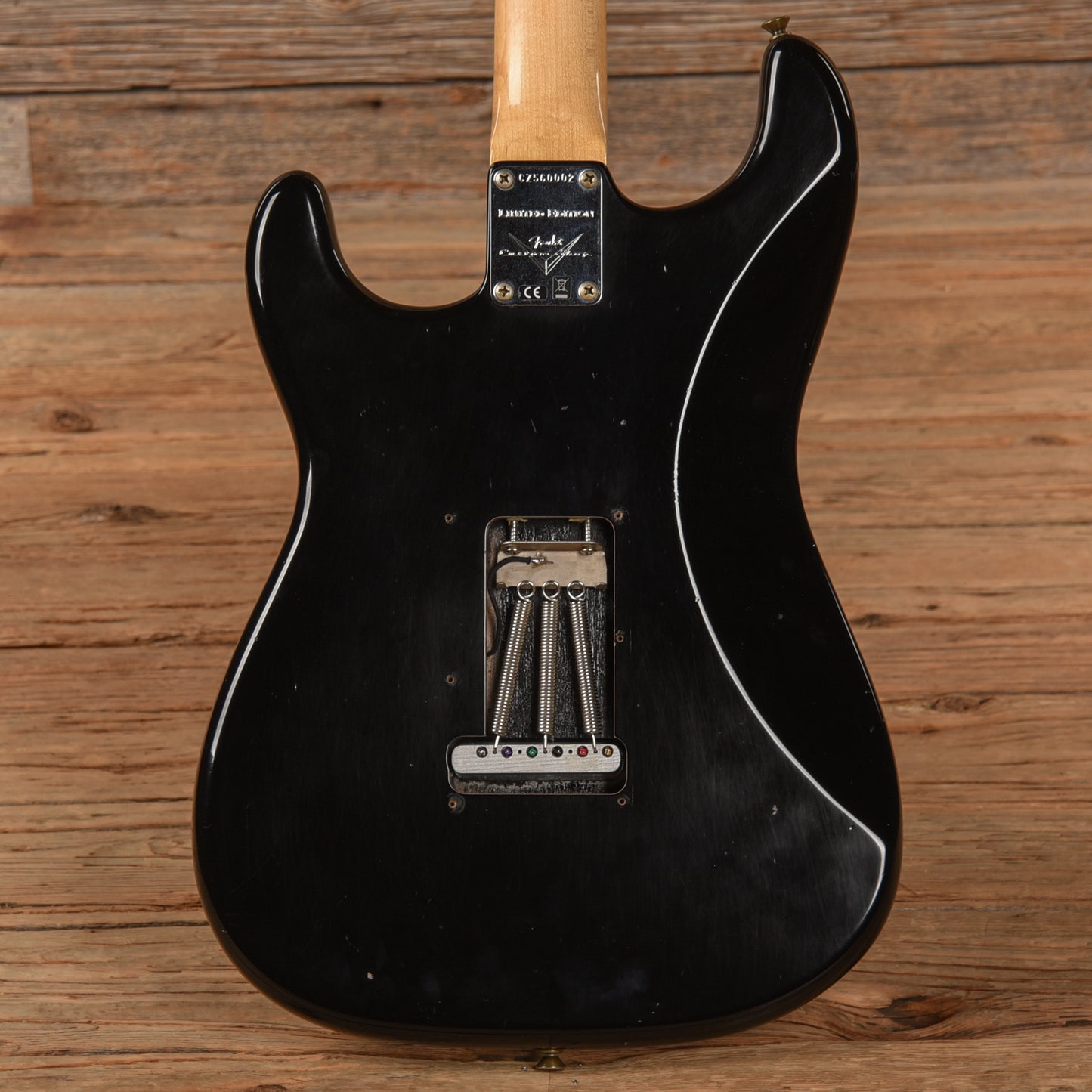 Fender Custom Shop '69 Maple Cap Stratocaster Journeyman Relic Black Electric Guitars / Solid Body