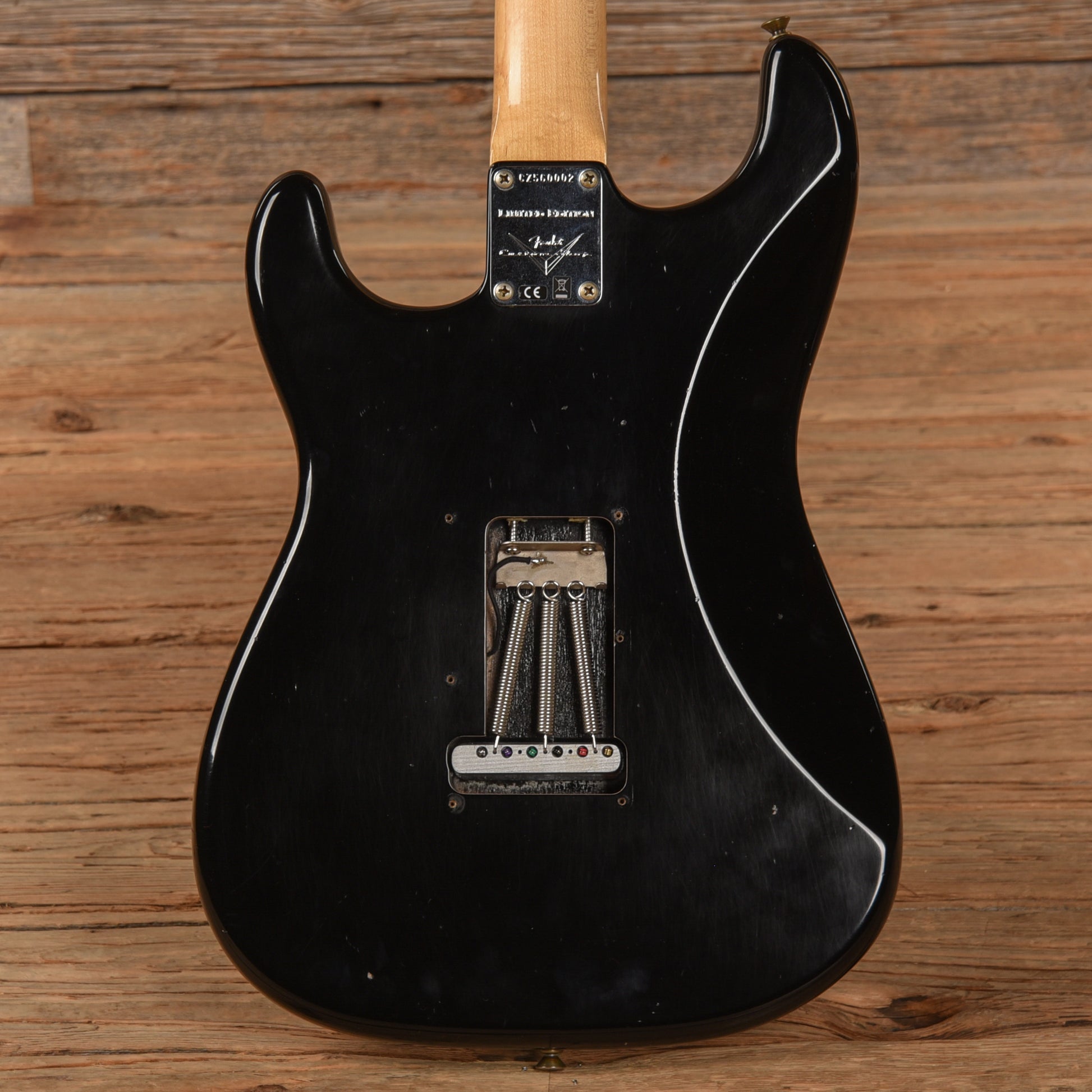 Fender Custom Shop '69 Maple Cap Stratocaster Journeyman Relic Black Electric Guitars / Solid Body