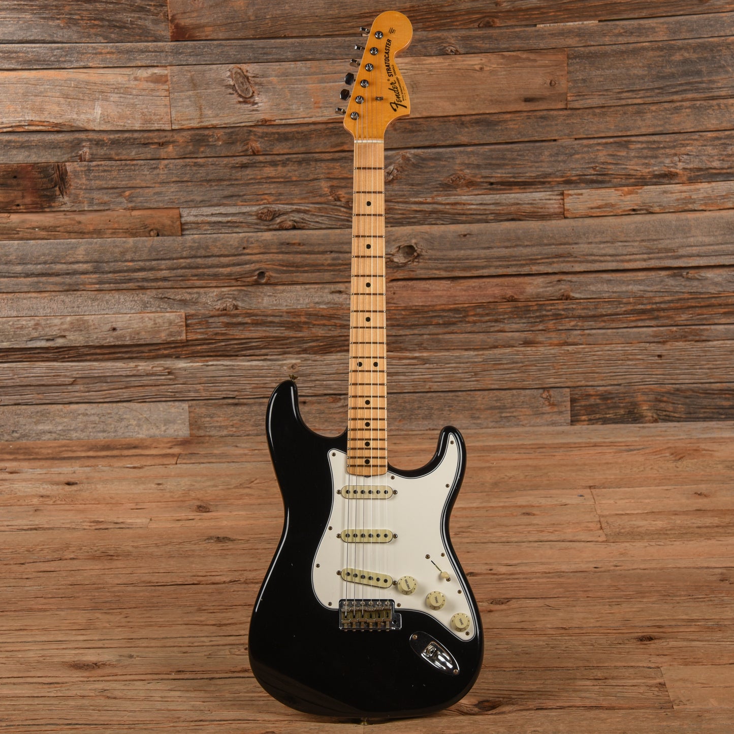 Fender Custom Shop '69 Maple Cap Stratocaster Journeyman Relic Black Electric Guitars / Solid Body