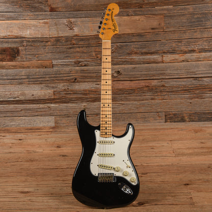 Fender Custom Shop '69 Maple Cap Stratocaster Journeyman Relic Black Electric Guitars / Solid Body