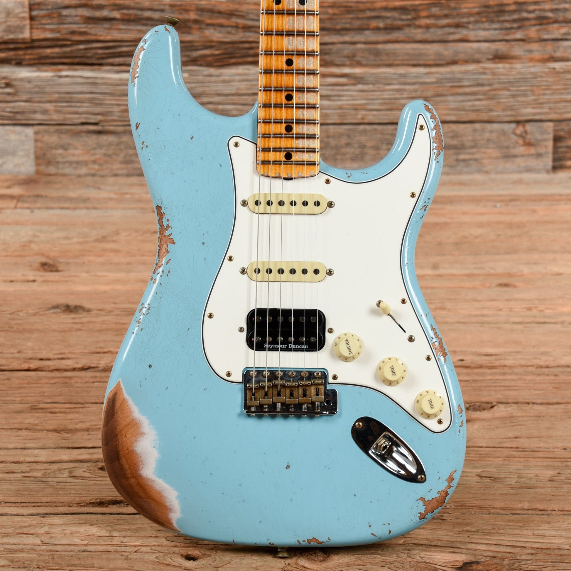 Fender Custom Shop '69 Stratocaster Heavy Relic Taos Turquoise 2023 Electric Guitars / Solid Body