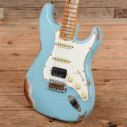 Fender Custom Shop '69 Stratocaster Heavy Relic Taos Turquoise 2023 Electric Guitars / Solid Body