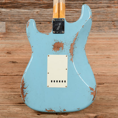 Fender Custom Shop '69 Stratocaster Heavy Relic Taos Turquoise 2023 Electric Guitars / Solid Body