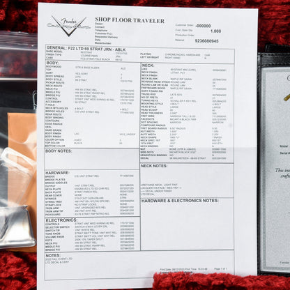 Fender Custom Shop '69 Stratocaster Journeyman Relic Black 2023 Electric Guitars / Solid Body