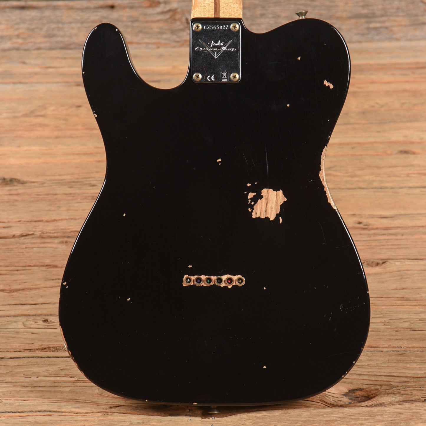 Fender Custom Shop '70s Telecaster Custom Journeyman Relic Black 2022 Electric Guitars / Solid Body