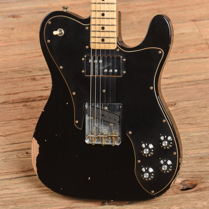 Fender Custom Shop '70s Telecaster Custom Journeyman Relic Black 2022 Electric Guitars / Solid Body