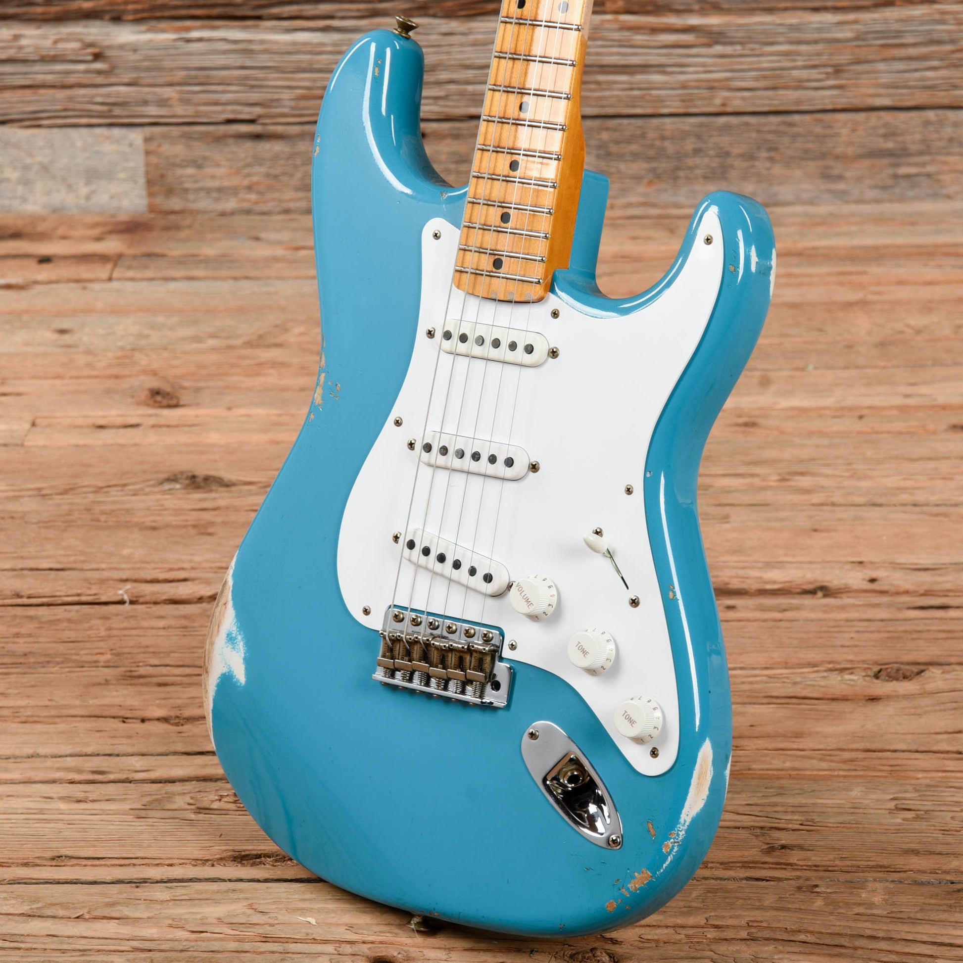 Fender Custom Shop 70th Anniversary '54 Stratocaster Relic Taos Turquois 2023 Electric Guitars / Solid Body