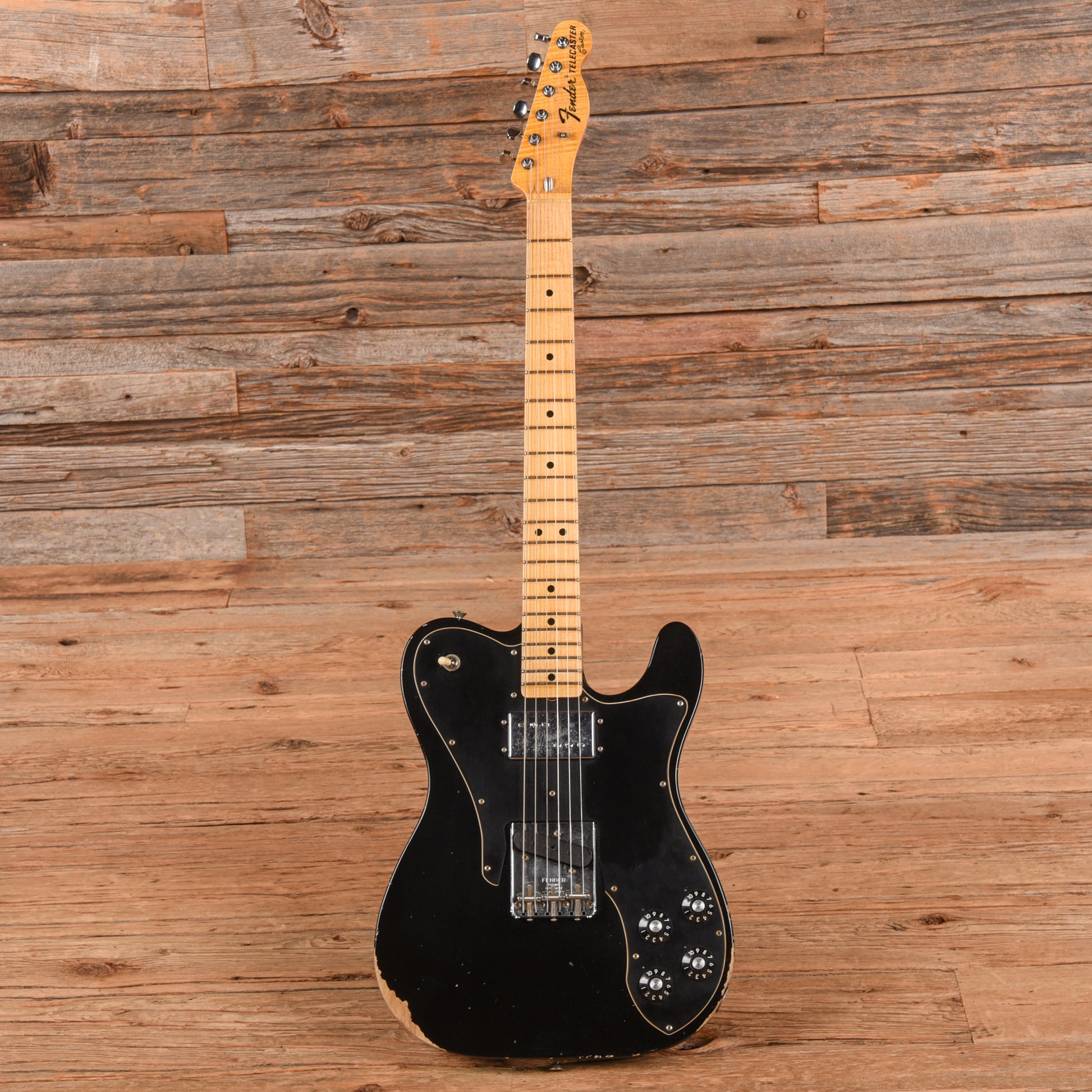 Fender Custom Shop '72 Telecaster Custom Journeyman Relic Black 2023 Electric Guitars / Solid Body