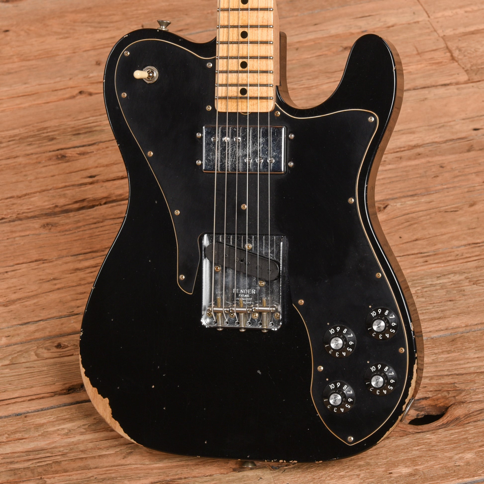 Fender Custom Shop '72 Telecaster Custom Journeyman Relic Black 2023 Electric Guitars / Solid Body