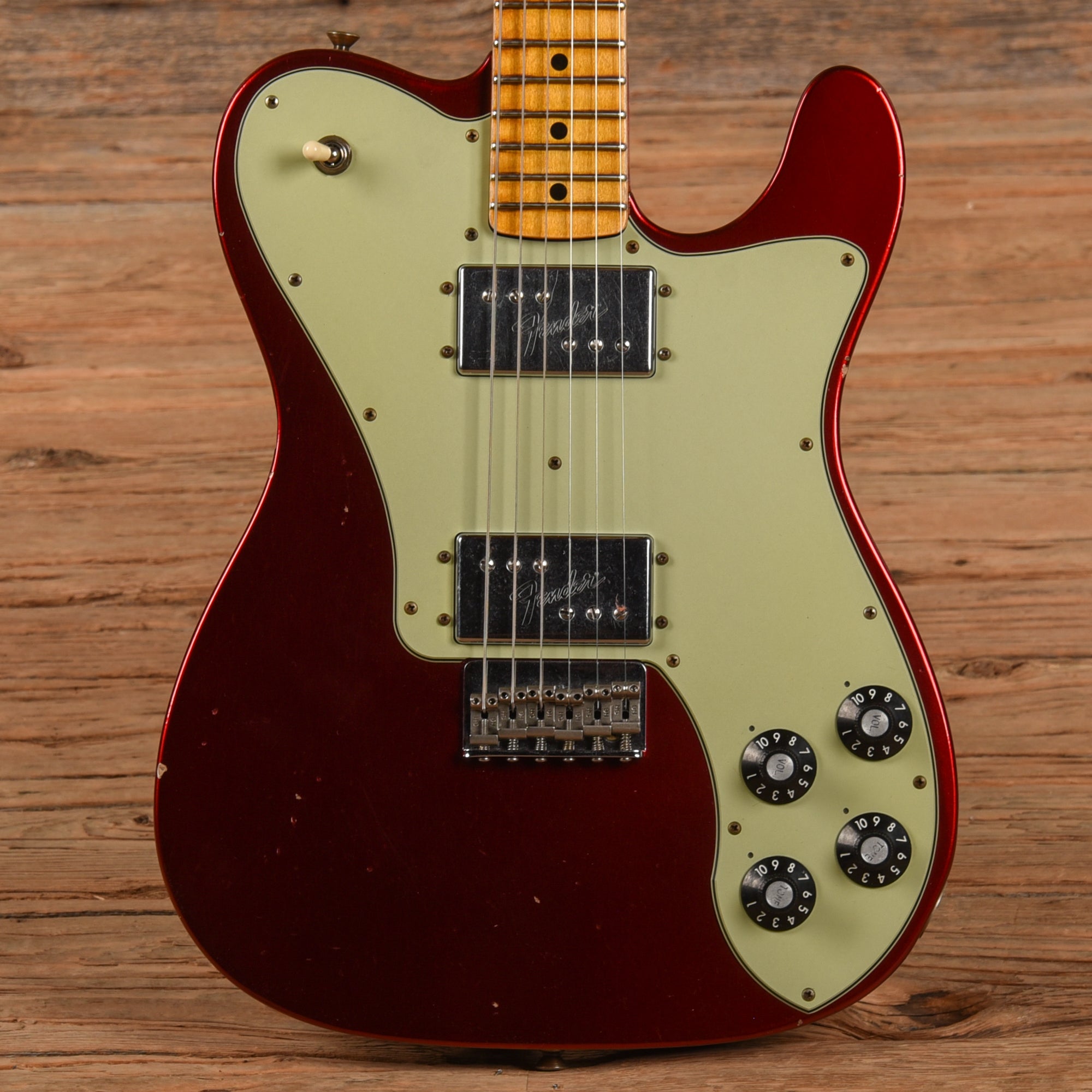 Fender Custom Shop '72 Telecaster Deluxe Journeyman Relic Candy Apple Red 2022 Electric Guitars / Solid Body