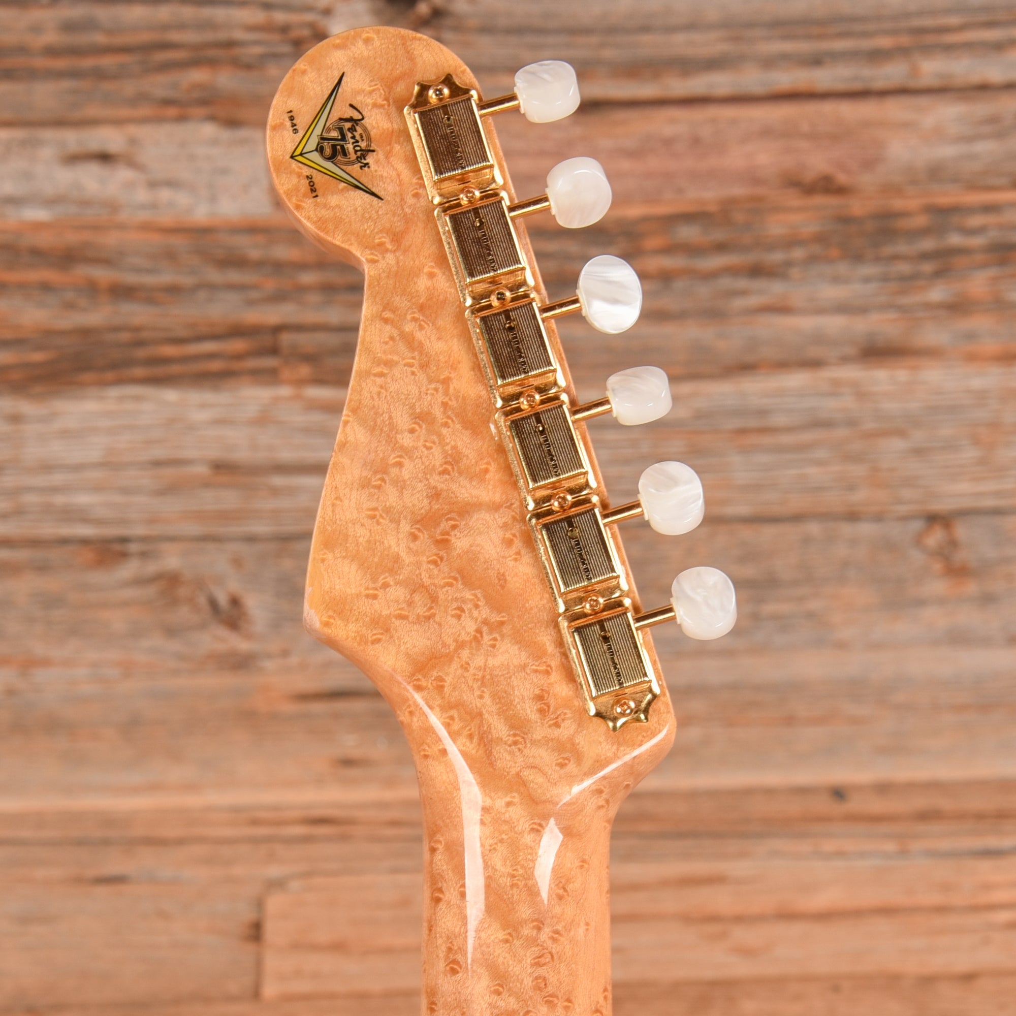 Fender Custom Shop 75th Anniversary Stratocaster Diamond White Pearl 2023 Electric Guitars / Solid Body