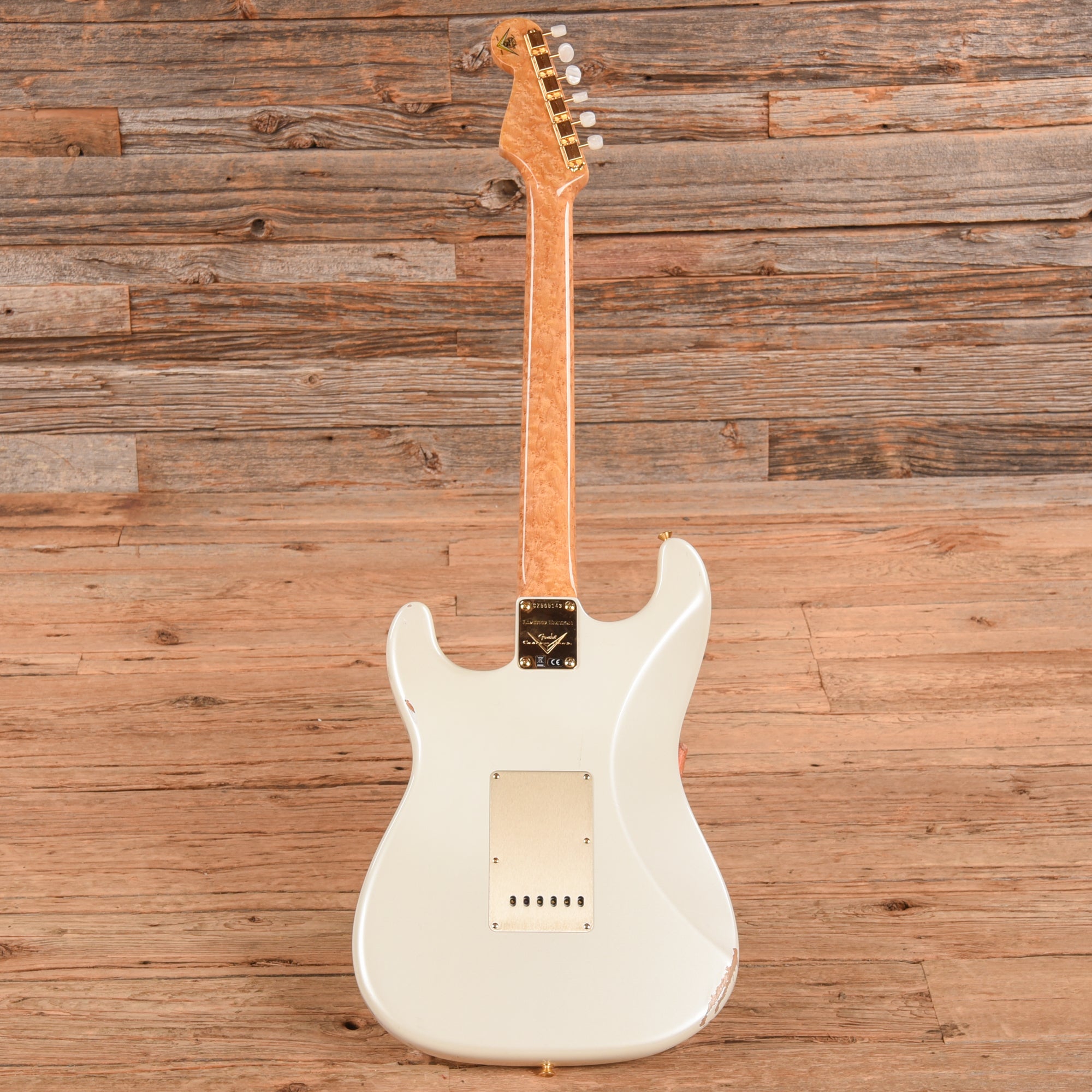 Fender Custom Shop 75th Anniversary Stratocaster Diamond White Pearl 2023 Electric Guitars / Solid Body