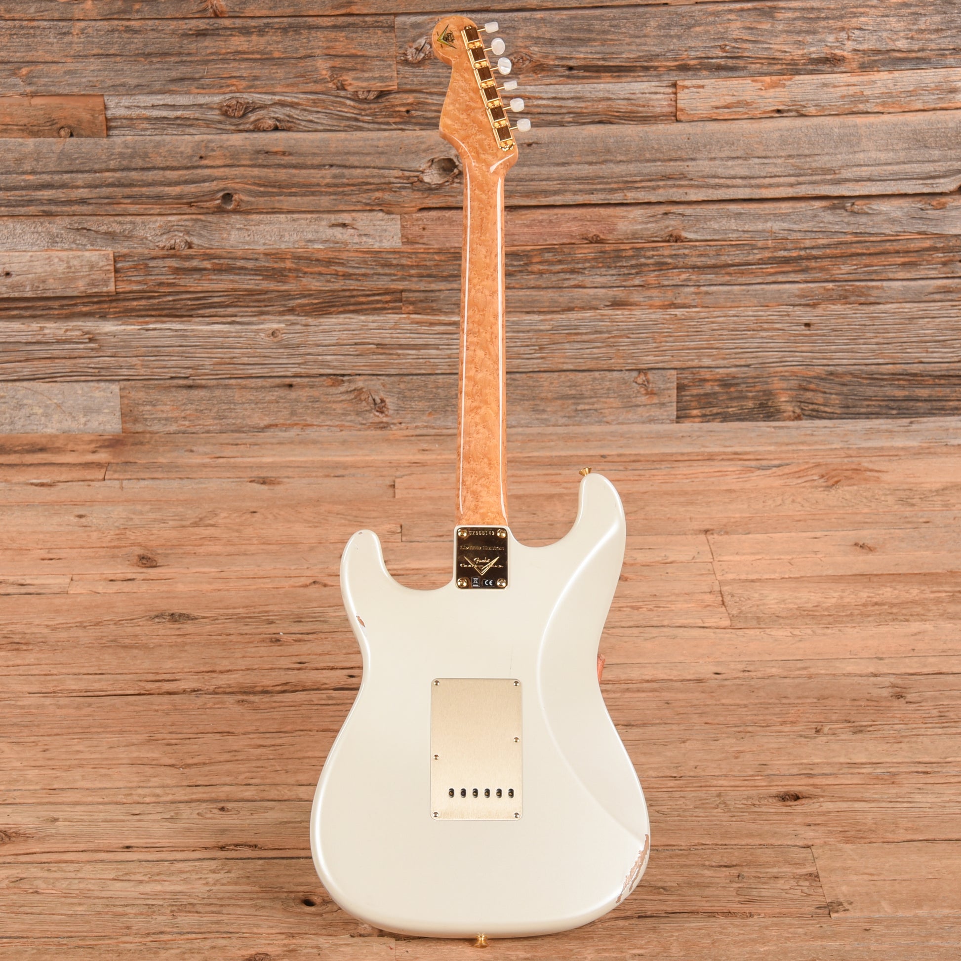 Fender Custom Shop 75th Anniversary Stratocaster Diamond White Pearl 2023 Electric Guitars / Solid Body