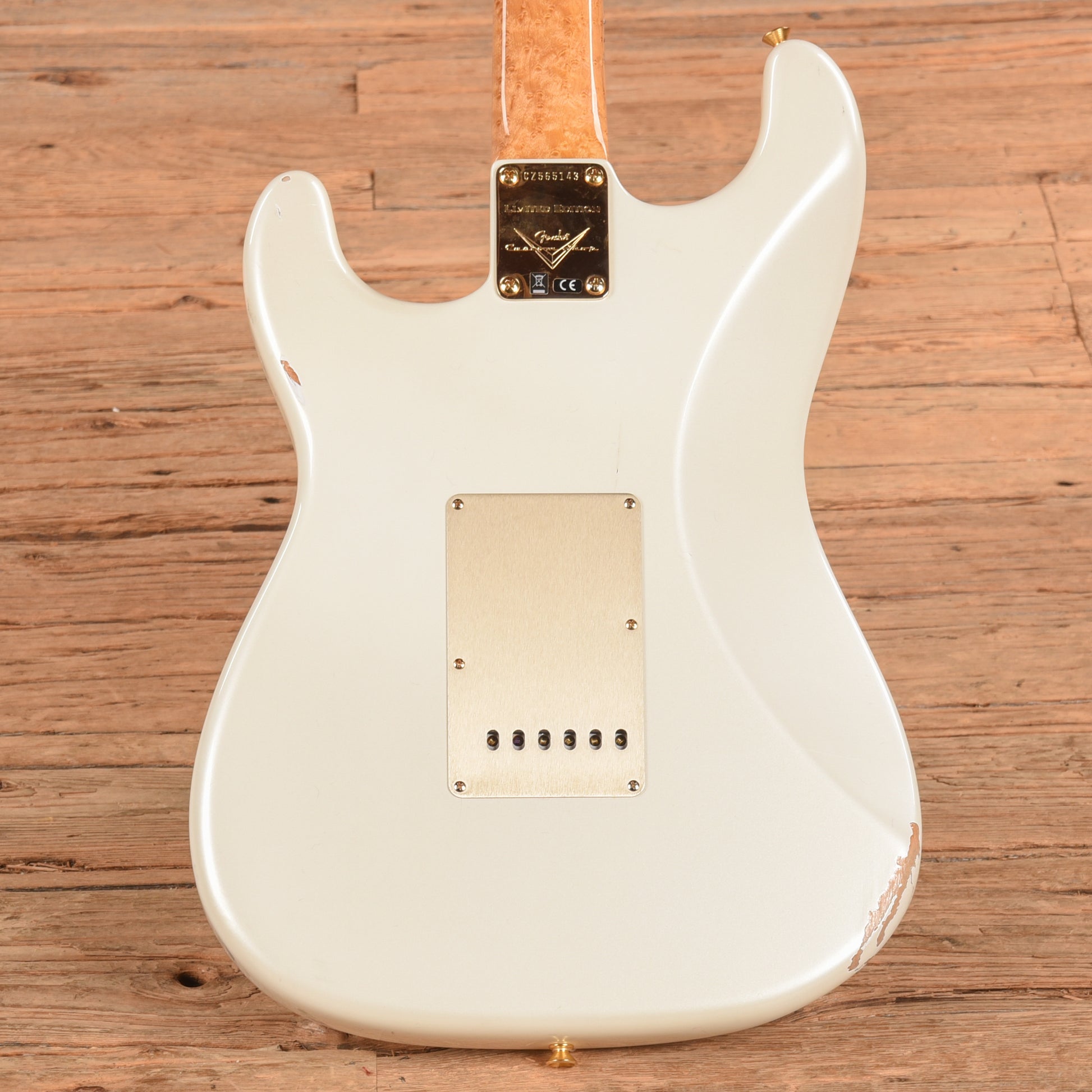 Fender Custom Shop 75th Anniversary Stratocaster Diamond White Pearl 2023 Electric Guitars / Solid Body