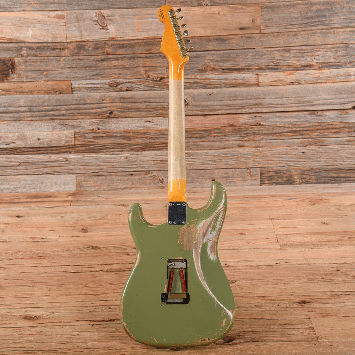 Fender Custom Shop Alley Cat Stratocaster Relic Green 2021 Electric Guitars / Solid Body