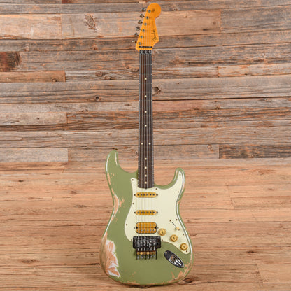 Fender Custom Shop Alley Cat Stratocaster Relic Green 2021 Electric Guitars / Solid Body