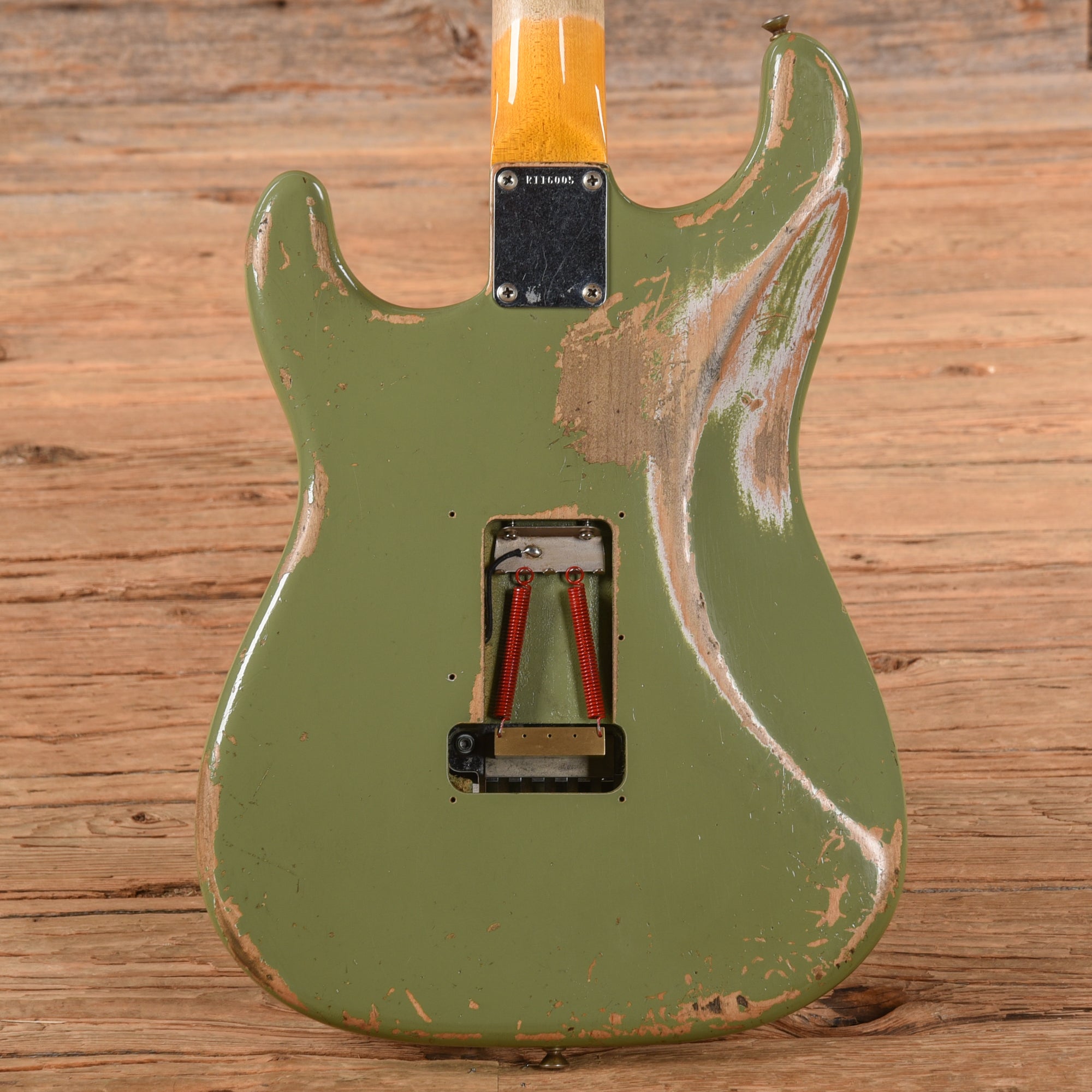 Fender Custom Shop Alley Cat Stratocaster Relic Green 2021 Electric Guitars / Solid Body