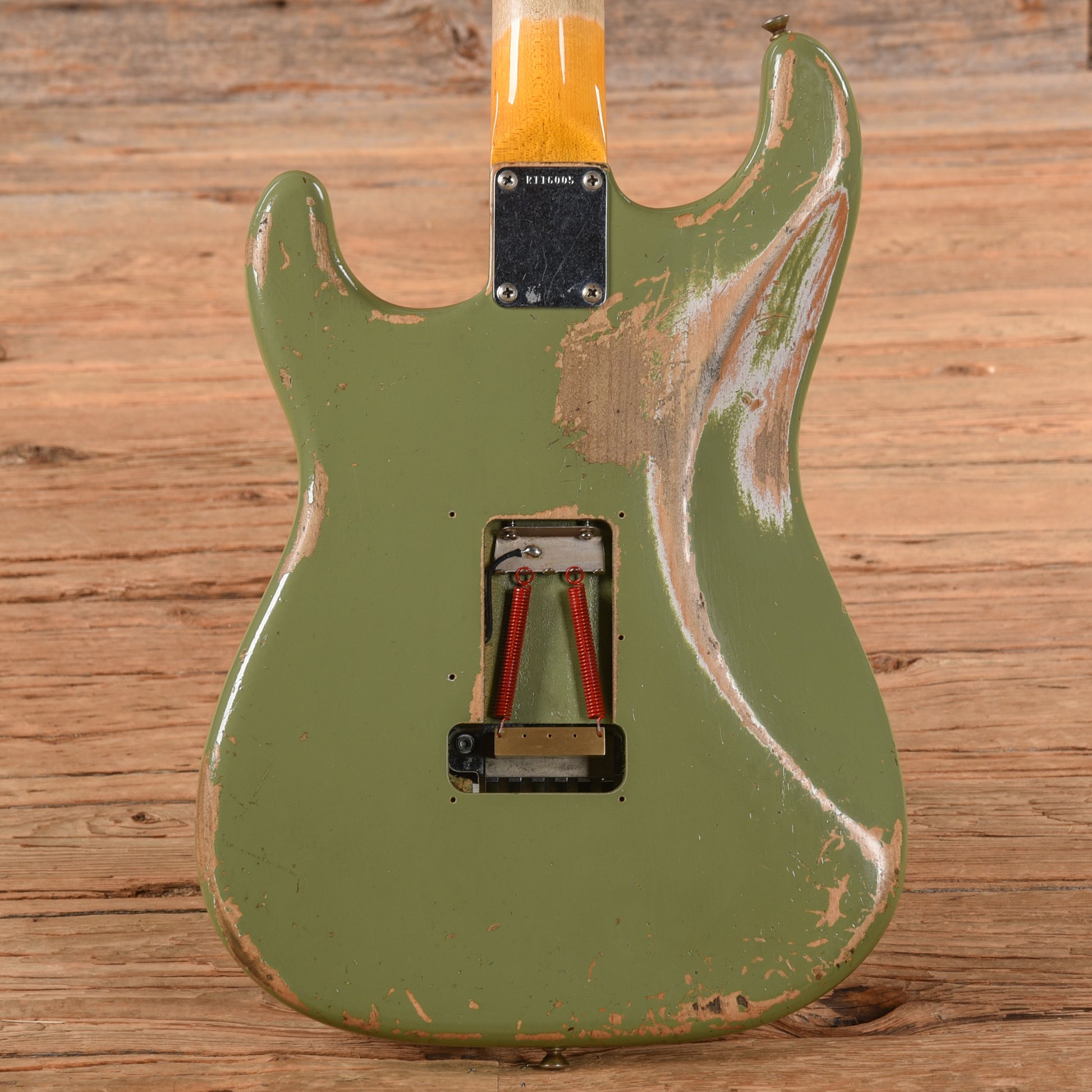 Fender Custom Shop Alley Cat Stratocaster Relic Green 2021 Electric Guitars / Solid Body