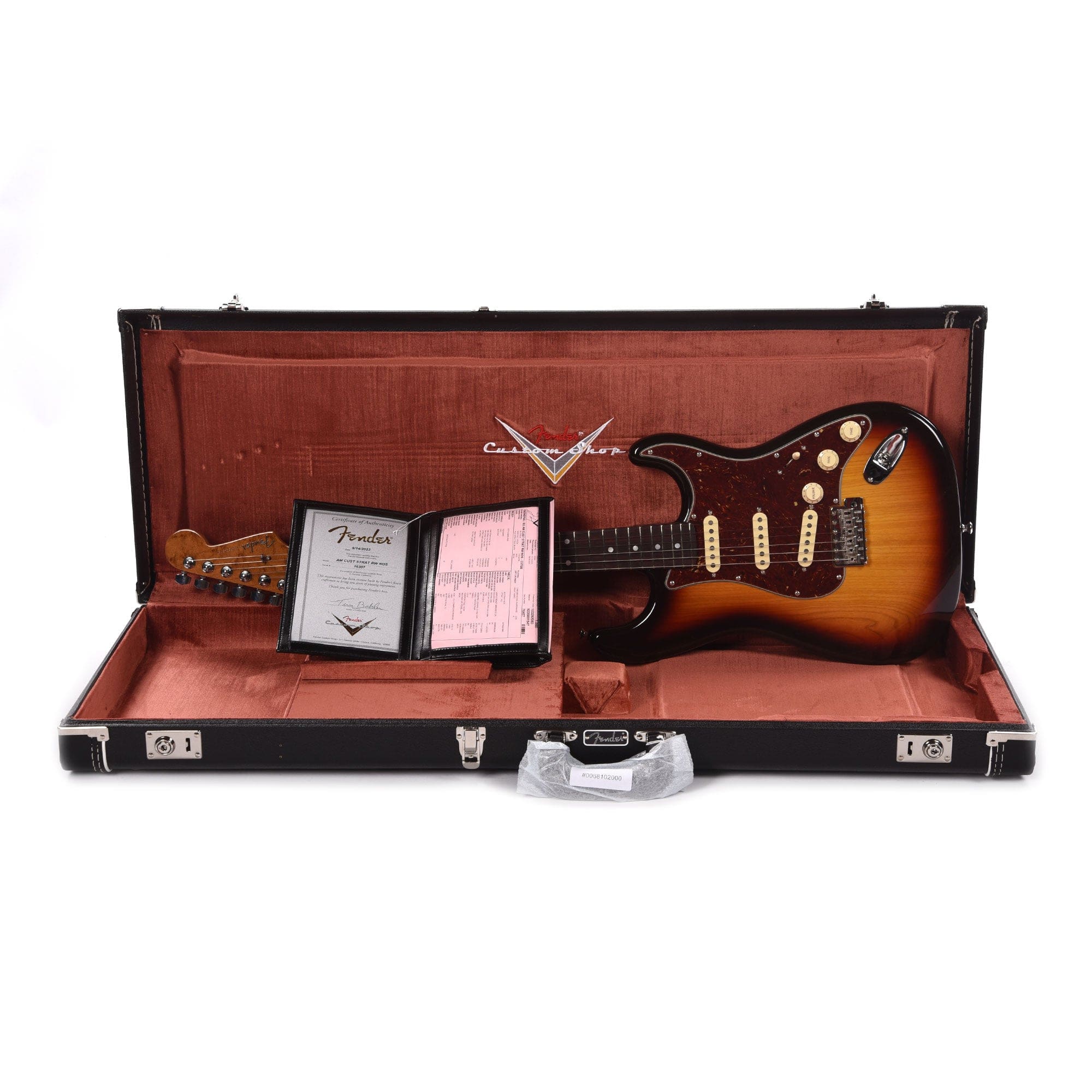 Fender Custom Shop American Custom Stratocaster Chocolate 3-Color Sunburst Electric Guitars / Solid Body