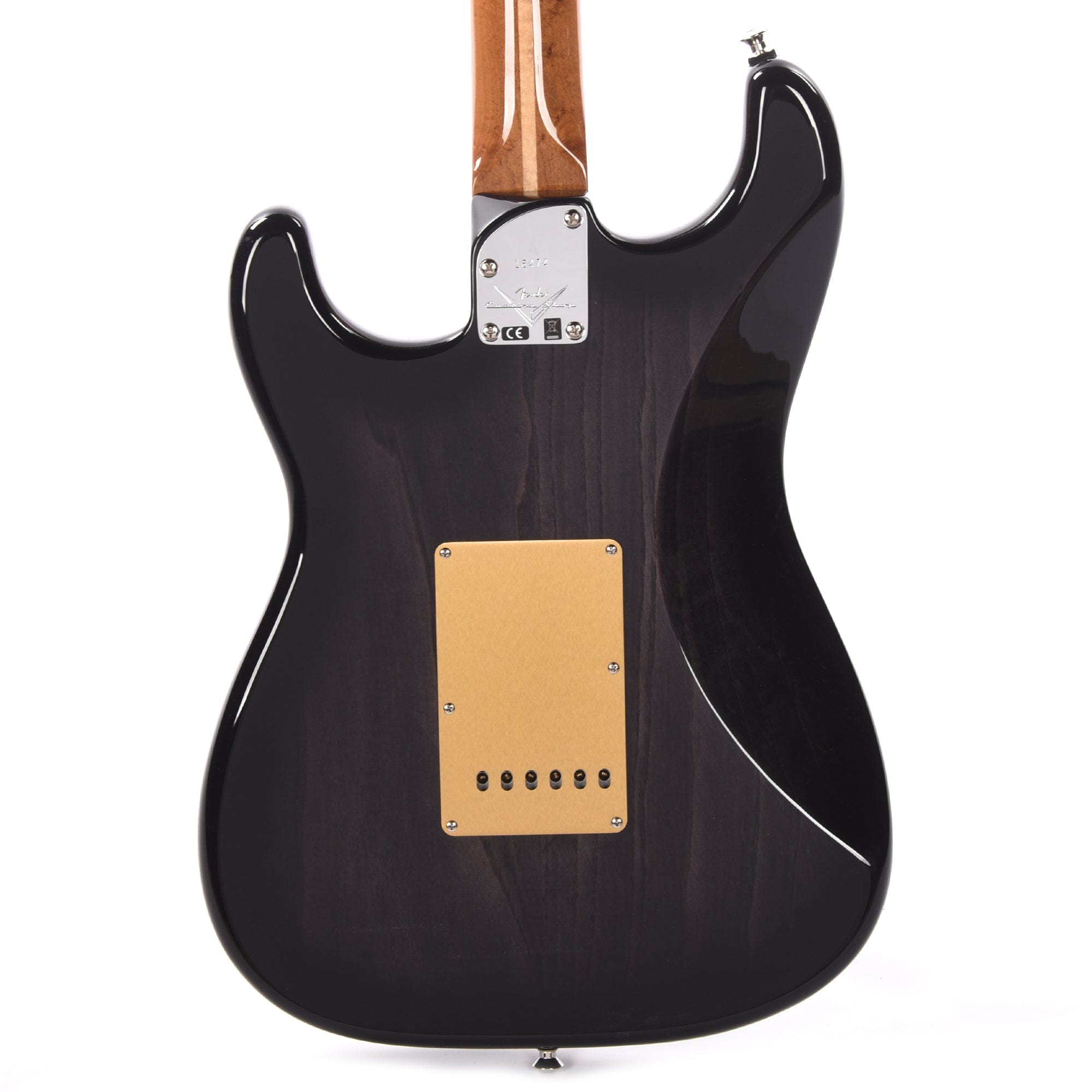 Fender Custom Shop American Custom Stratocaster Ebony Transparent Electric Guitars / Solid Body