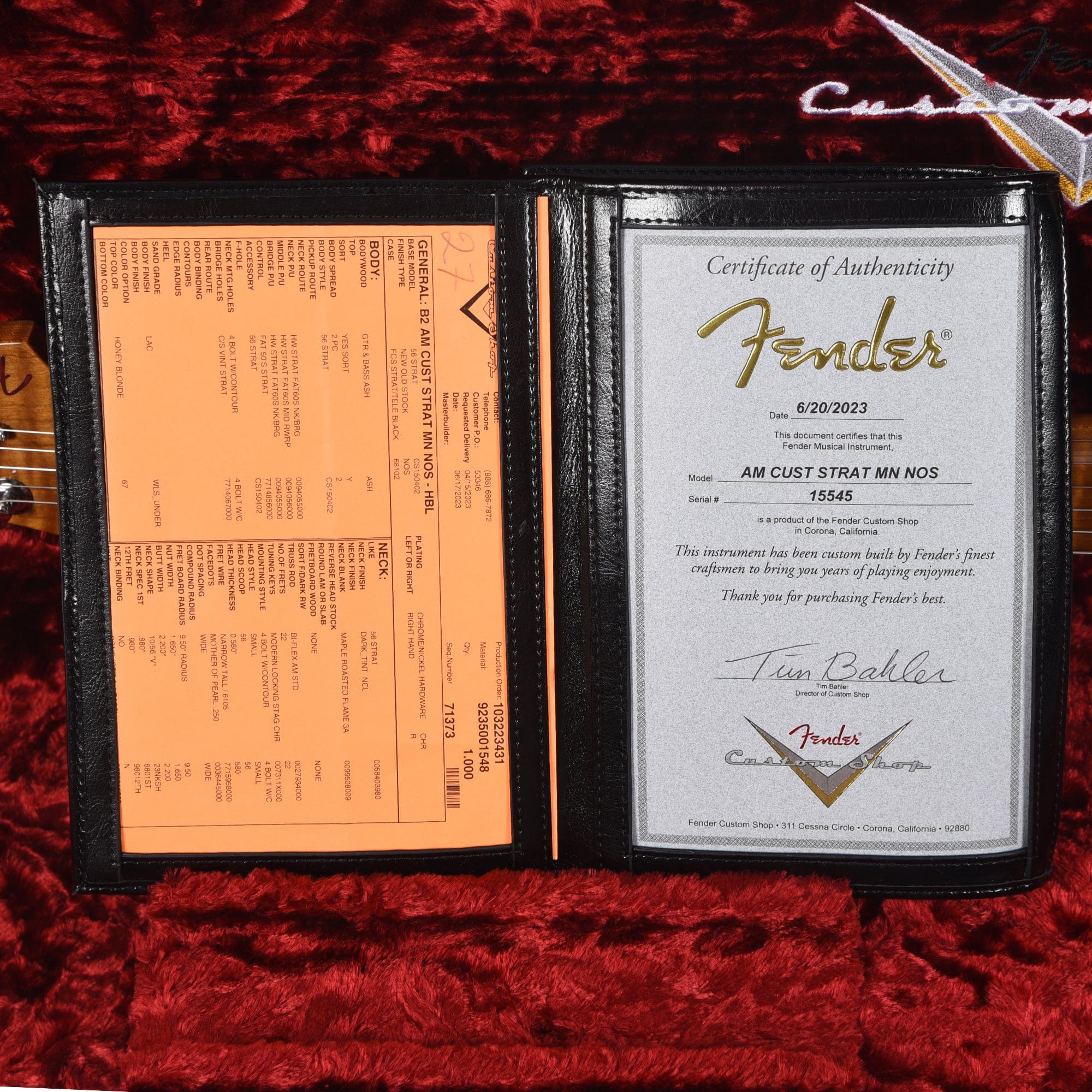 Fender Custom Shop American Custom Stratocaster Honey Blonde Chicago