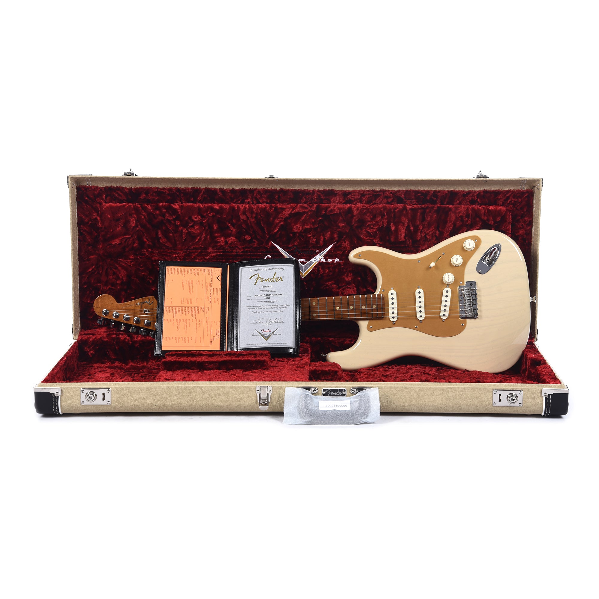 Fender Custom Shop American Custom Stratocaster Honey Blonde Electric Guitars / Solid Body