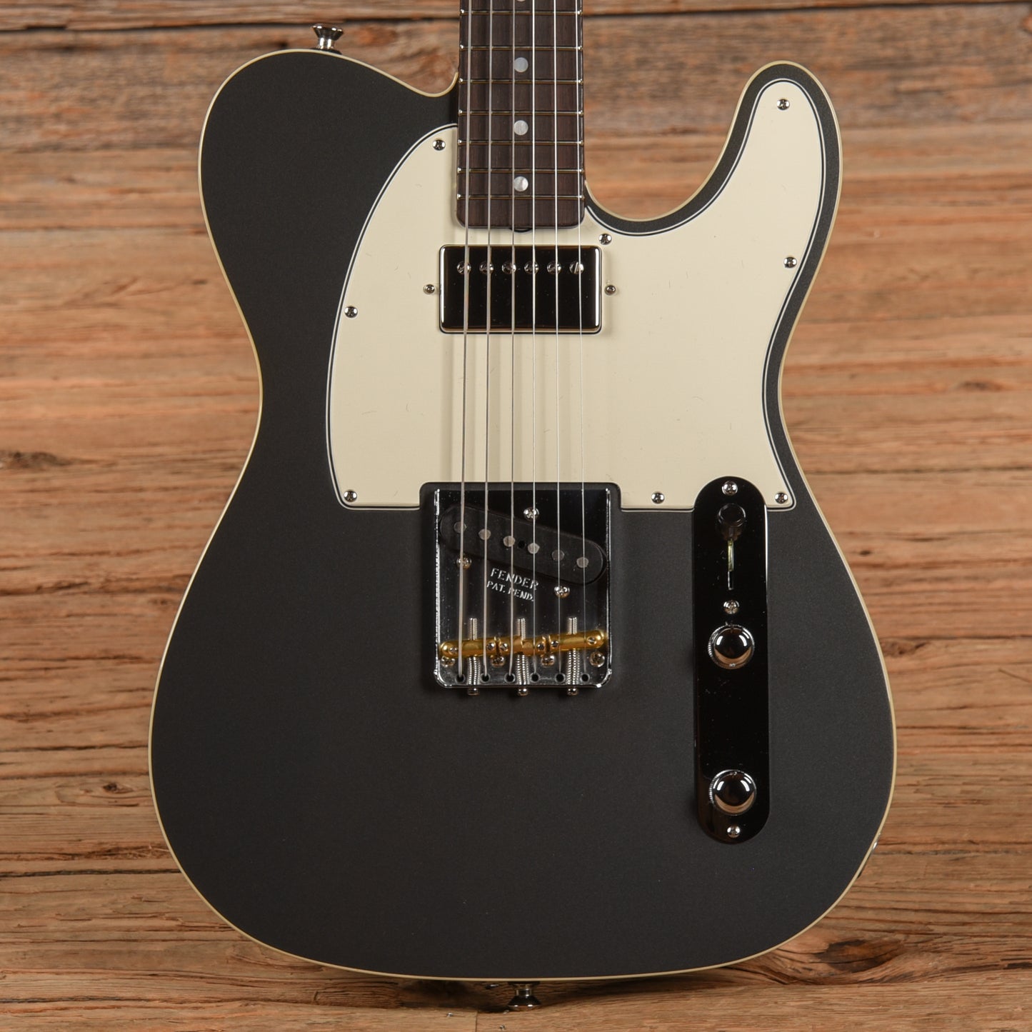 Fender Custom Shop American Custom Telecaster Charcoal Frost Metallic 2024 Electric Guitars / Solid Body