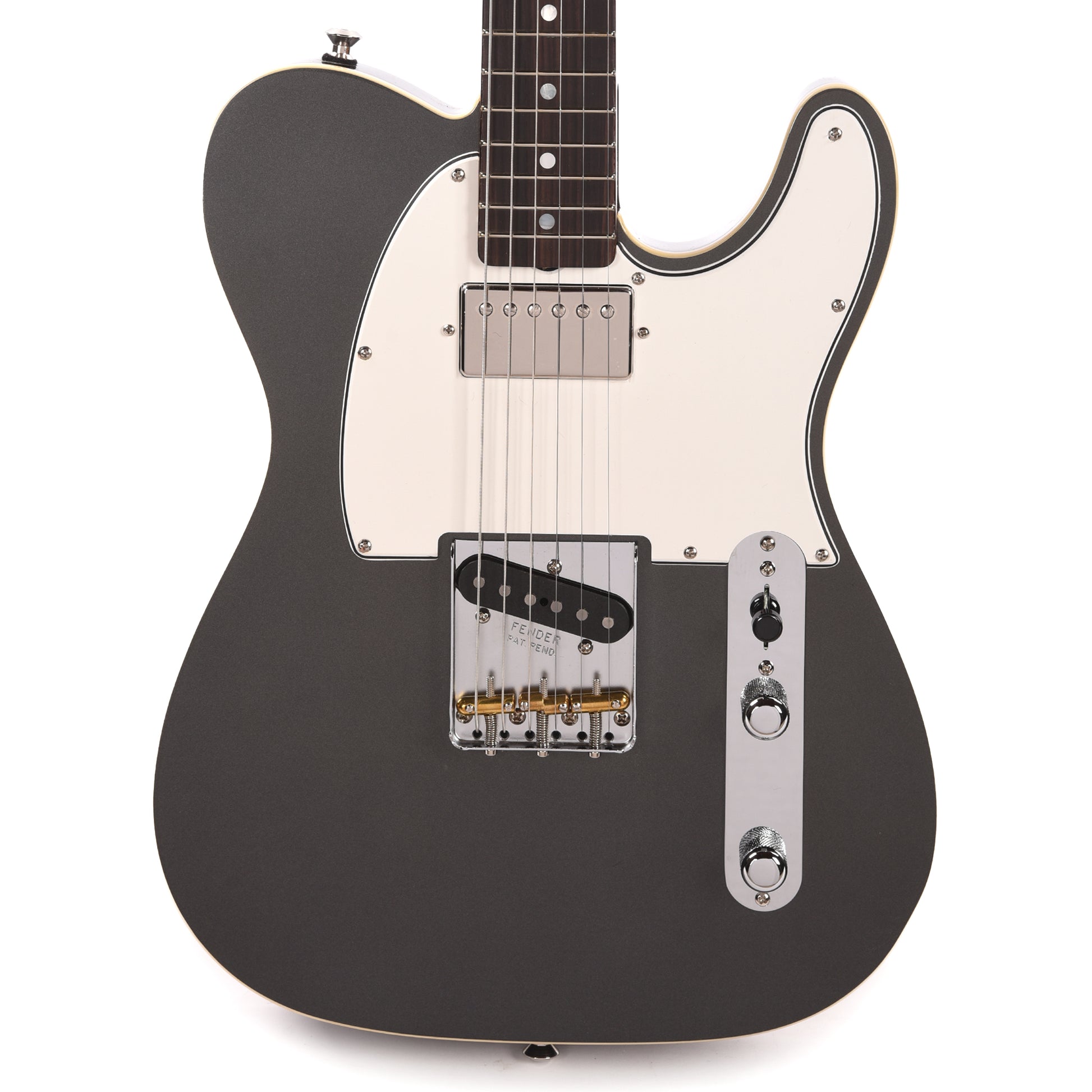 Fender Custom Shop American Custom Telecaster Charcoal Frost Metallic Electric Guitars / Solid Body