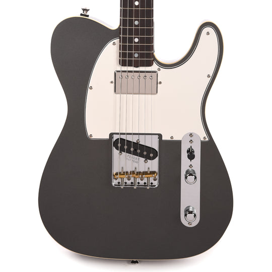 Fender Custom Shop American Custom Telecaster Charcoal Frost Metallic Electric Guitars / Solid Body