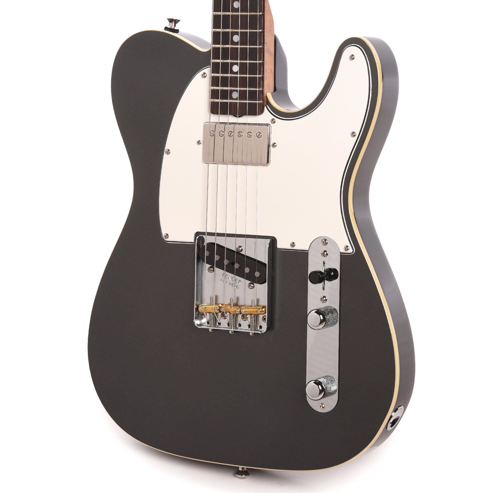 Fender Custom Shop American Custom Telecaster Charcoal Frost Metallic Electric Guitars / Solid Body