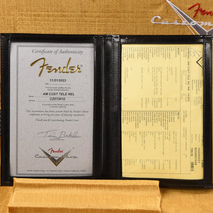 Fender Custom Shop American Custom Telecaster "Chicago Special" Relic Faded Aged 3-Tone Sunburst Electric Guitars / Solid Body