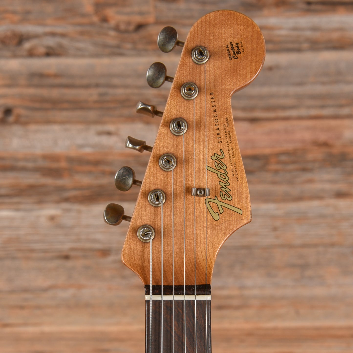 Fender Custom Shop Andy Hicks Masterbuilt '64 Fat Stratocaster  Journeyman Relic w/Brazilian Rosewood Fretboard Sunburst Electric Guitars / Solid Body