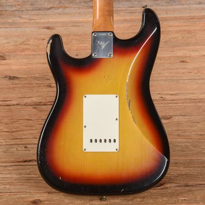 Fender Custom Shop Andy Hicks Masterbuilt '64 Fat Stratocaster  Journeyman Relic w/Brazilian Rosewood Fretboard Sunburst Electric Guitars / Solid Body