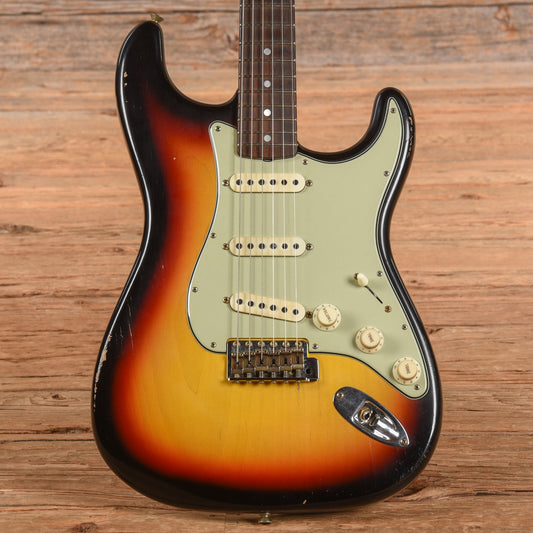 Fender Custom Shop Andy Hicks Masterbuilt '64 Fat Stratocaster  Journeyman Relic w/Brazilian Rosewood Fretboard Sunburst Electric Guitars / Solid Body