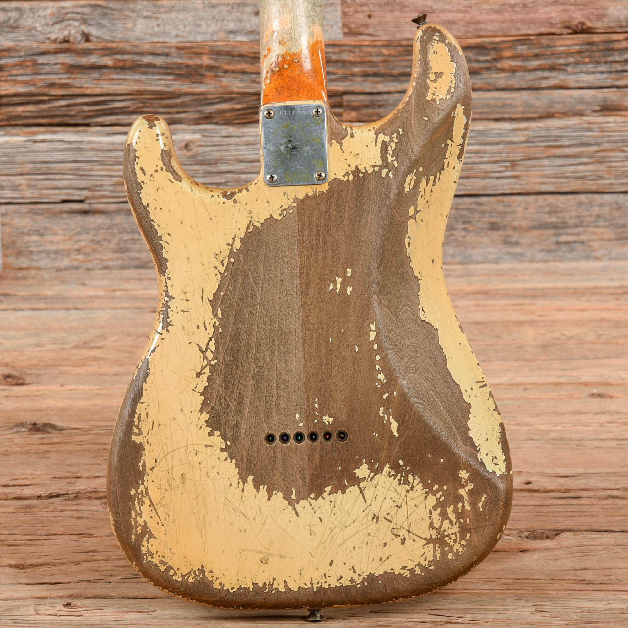Fender Custom Shop Apprentice Built by George Ruiz '63 Stratocaster Hardtail Heavy Relic Aged Olympic White 2021 Electric Guitars / Solid Body