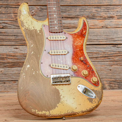 Fender Custom Shop Apprentice Built by George Ruiz '63 Stratocaster Hardtail Heavy Relic Aged Olympic White 2021 Electric Guitars / Solid Body